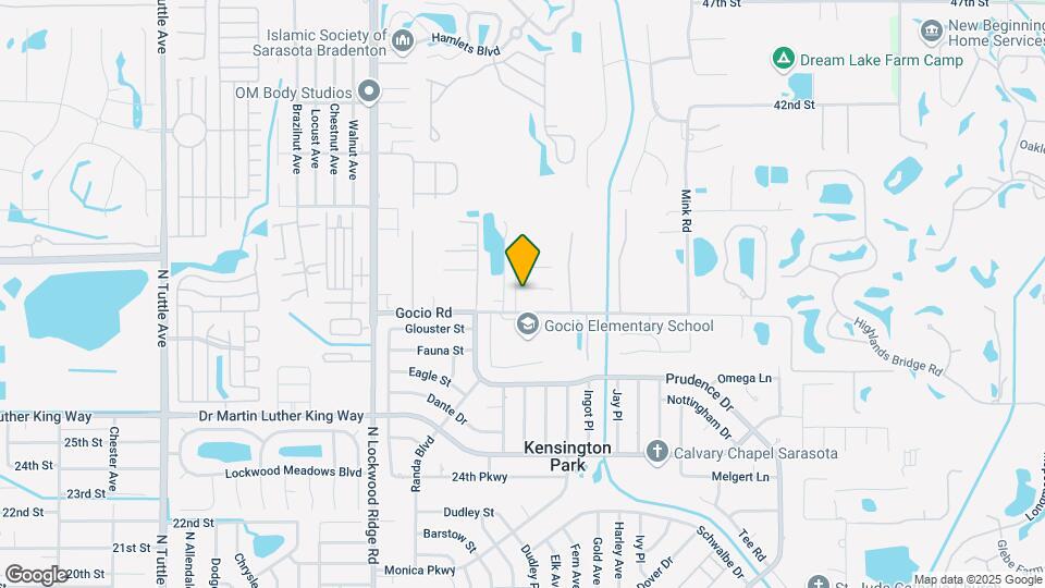 3512 Chinaberry Ln Map and Location Details