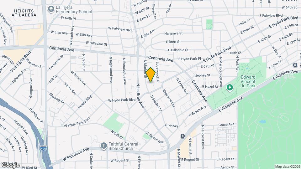 720 N Market St, Unit 16 Map and Location Details