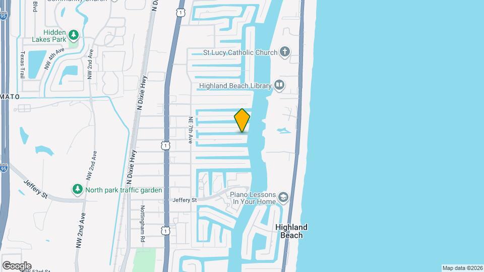 863 Enfield St Map and Location Details