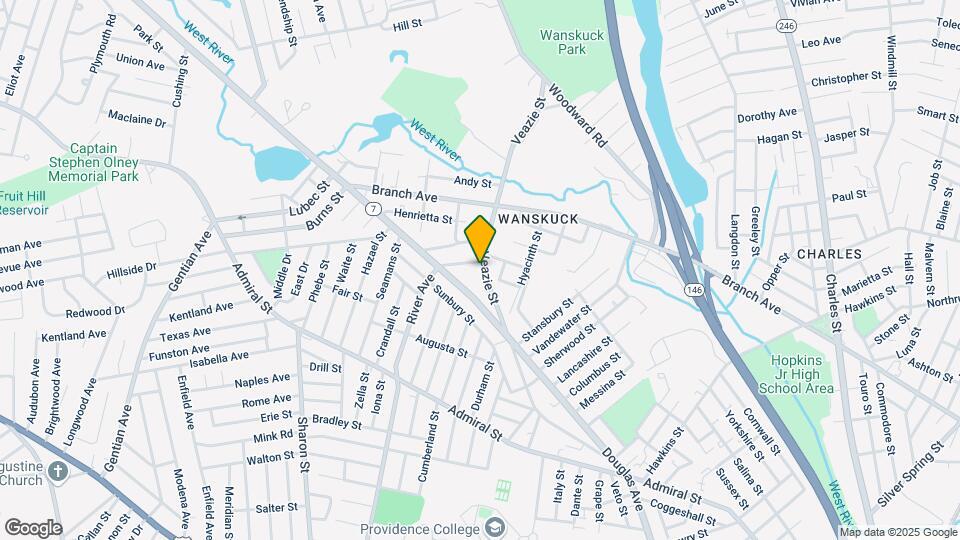 284 Veazie St Mapa y Detalles de la Ubicación