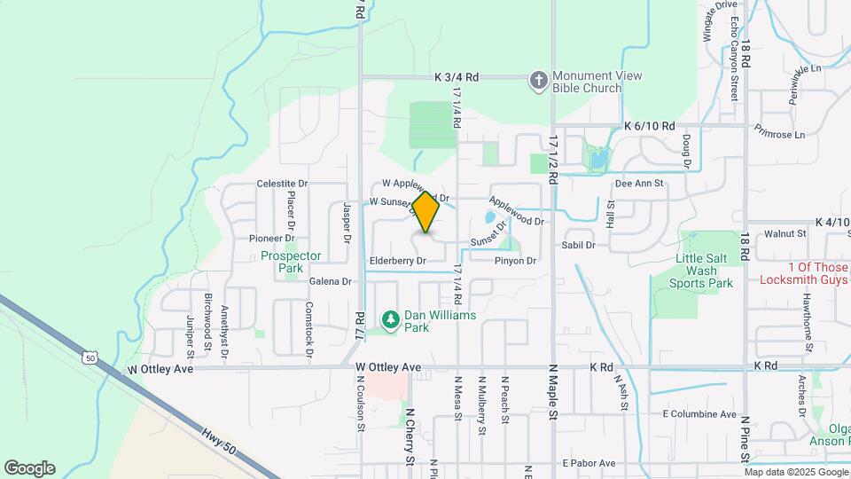 210 W Sunset Dr Map and Location Details