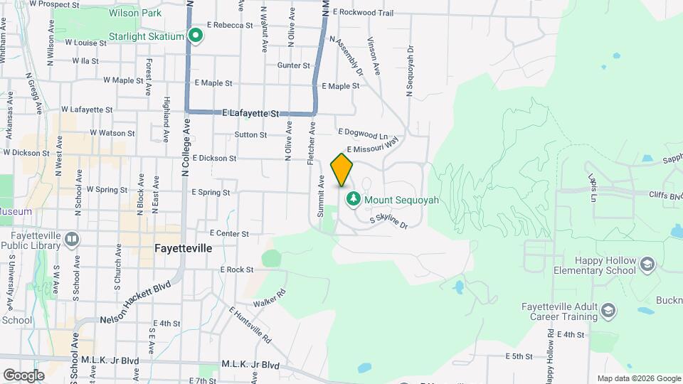 166 N Oklahoma Way Mapa y Detalles de la Ubicación