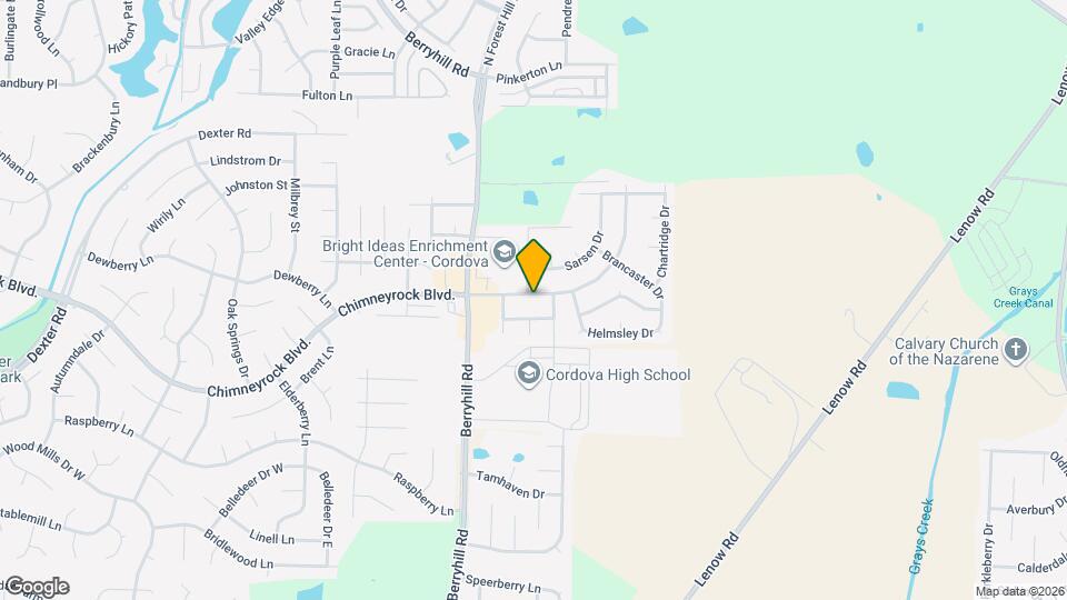 9261 Chimneyrock Blvd. Map and Location Details