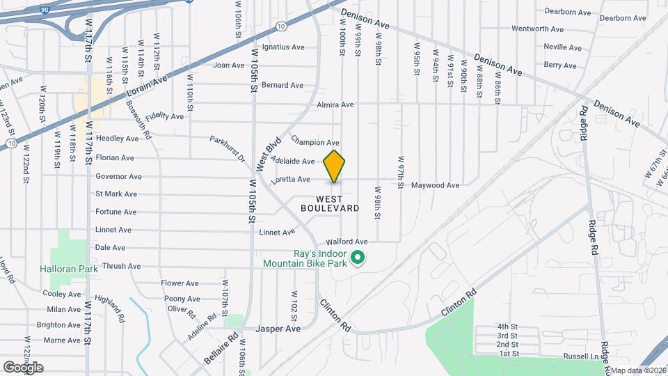 3492 W 100th St Map and Location Details