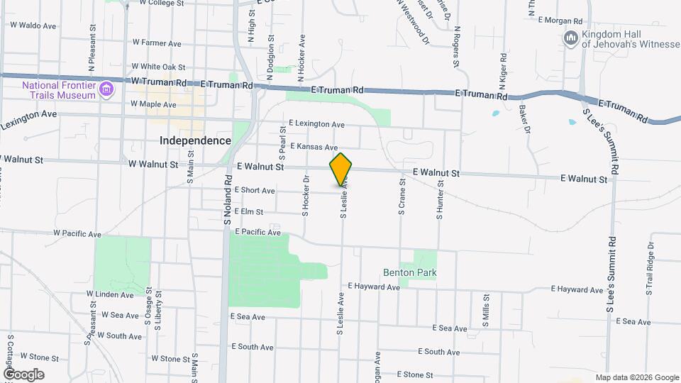 522 E Short Ave Map and Location Details