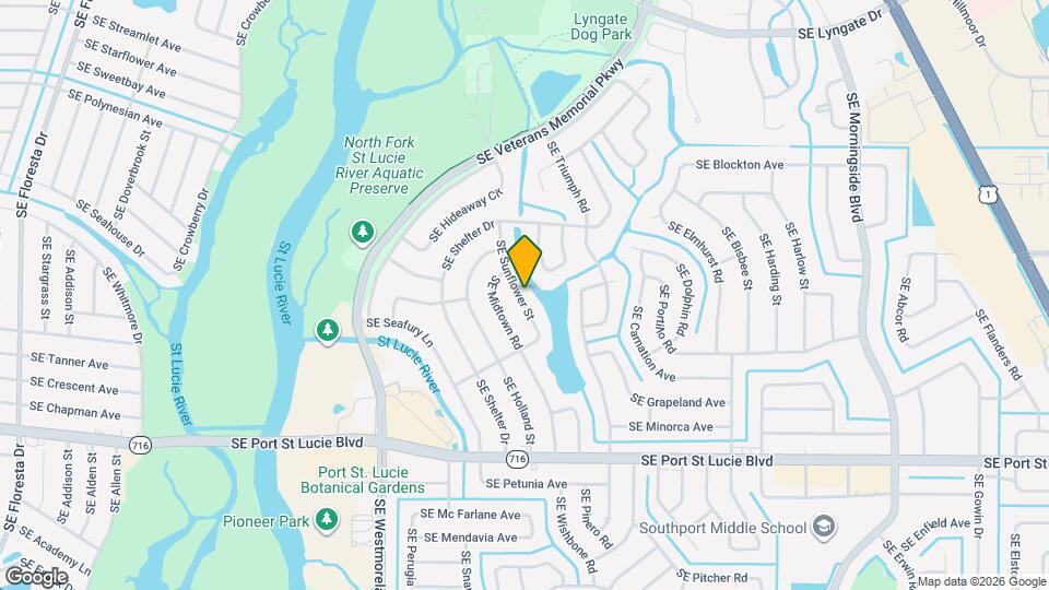 2161 SE Sunflower St Map and Location Details