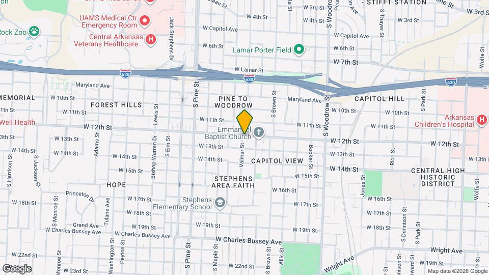 3421 W 12th St, Unit A Mapa y Detalles de la Ubicación