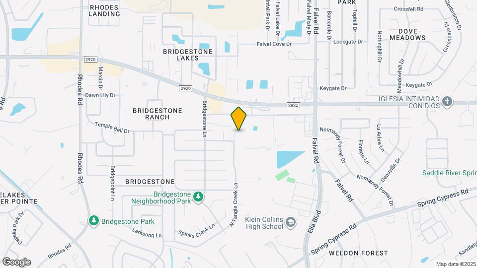 21810 N Tangle Creek Ln Map and Location Details