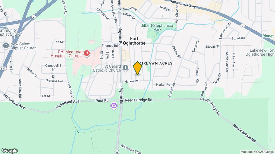 221 Robert E Lee St Map and Location Details