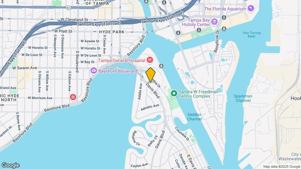 Davis Islands Apartments Mapa y Detalles de la Ubicación
