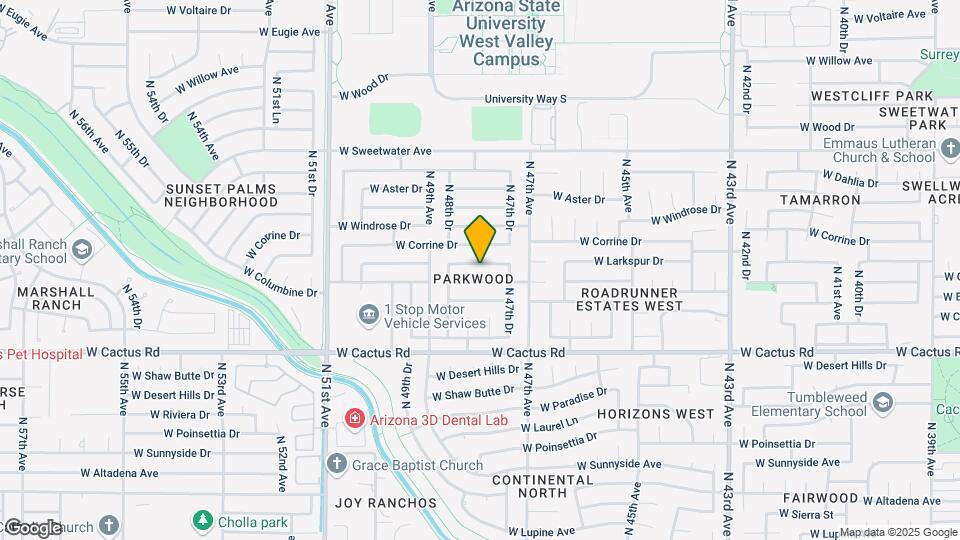 4801 W Larkspur Dr Map and Location Details