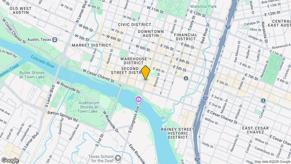 200 Congress Ave-Unit -12F Map and Location Details