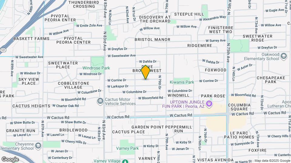 8013 W Corrine Dr Map and Location Details