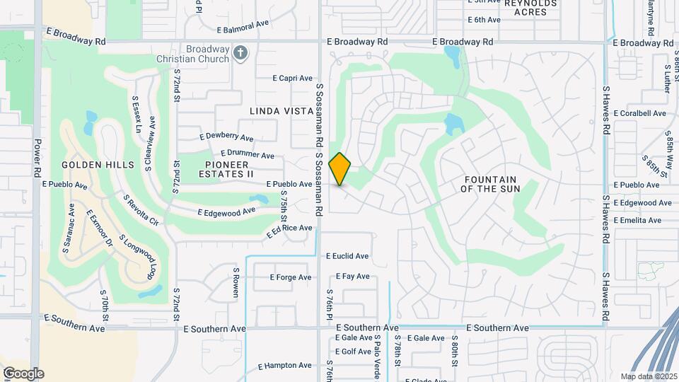 7641 E Pueblo Ave Map and Location Details