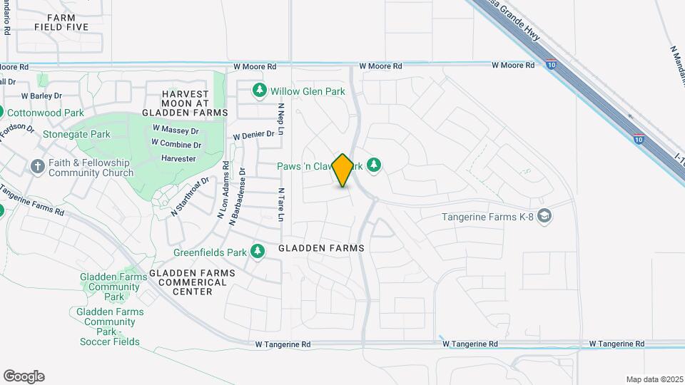 10858 W Yates Ln Map and Location Details