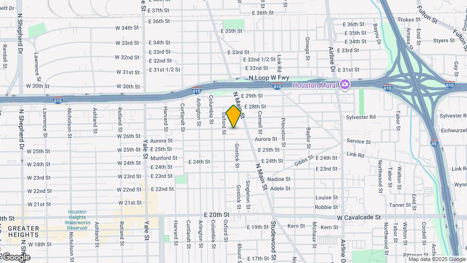 620 E 26th St Map and Location Details