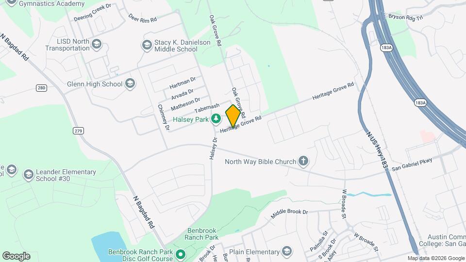 705 Heritage Grove Rd Map and Location Details