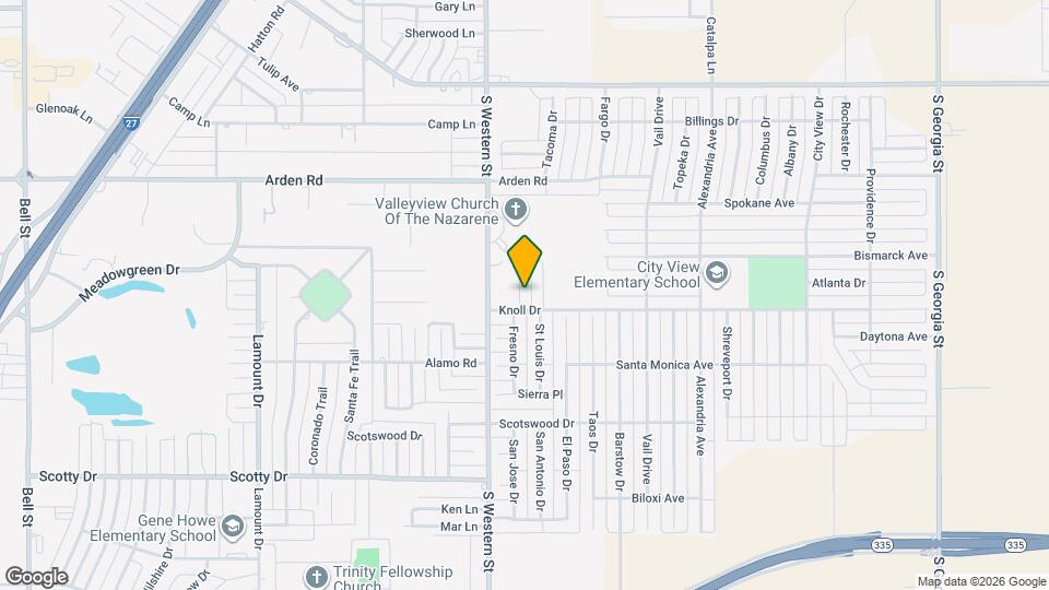 7620 Woodford Ave Map and Location Details