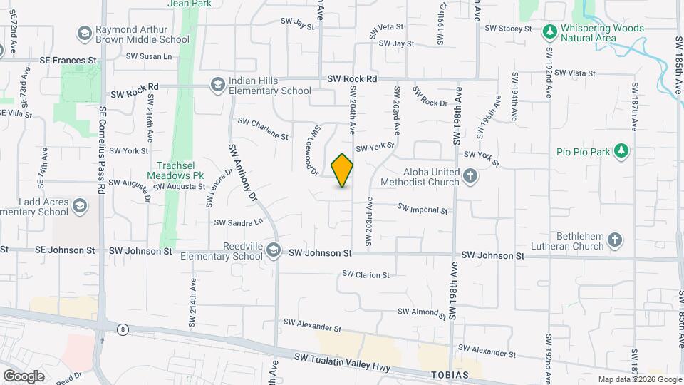 2300 SW 205th Pl Map and Location Details