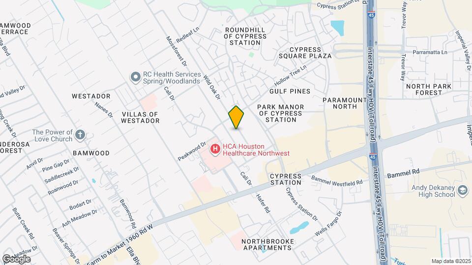 17507 Wild Oak Dr Map and Location Details