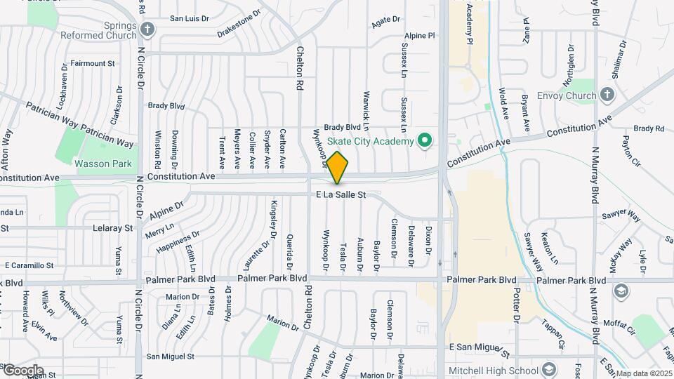 3510 E La Salle St Map and Location Details