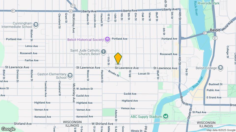 819 St Lawrence Ave Map and Location Details