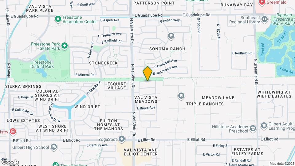 1679 E Hearne Way Map and Location Details