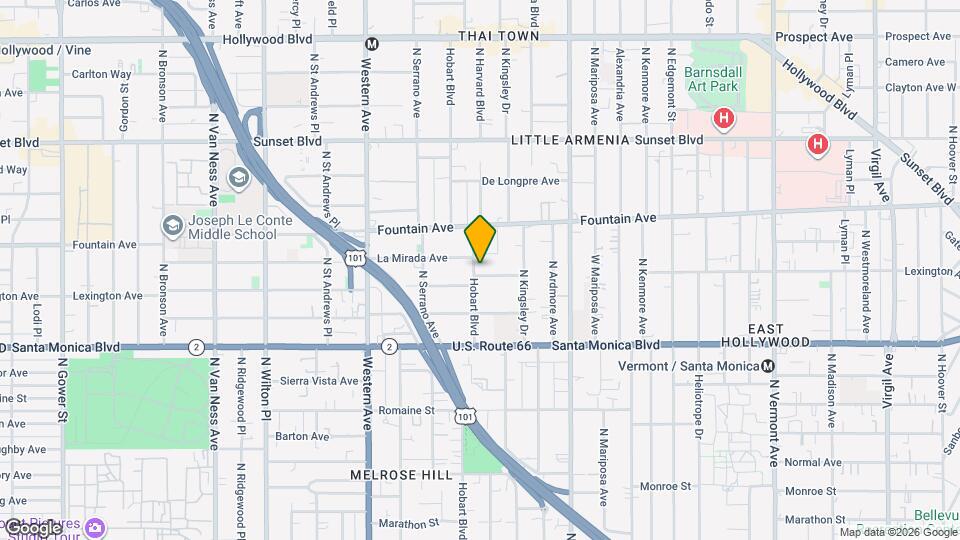 1200 N Hobart Blvd, Unit 1200 N Hobart Map and Location Details