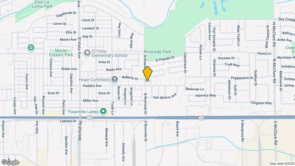 304 N Riverside Dr Map and Location Details