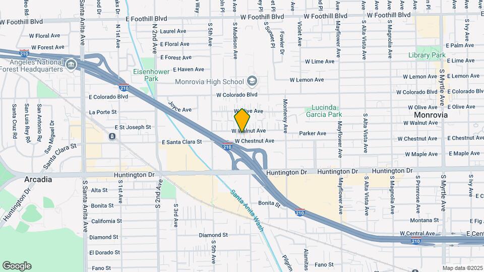 866 W Walnut Ave Map and Location Details