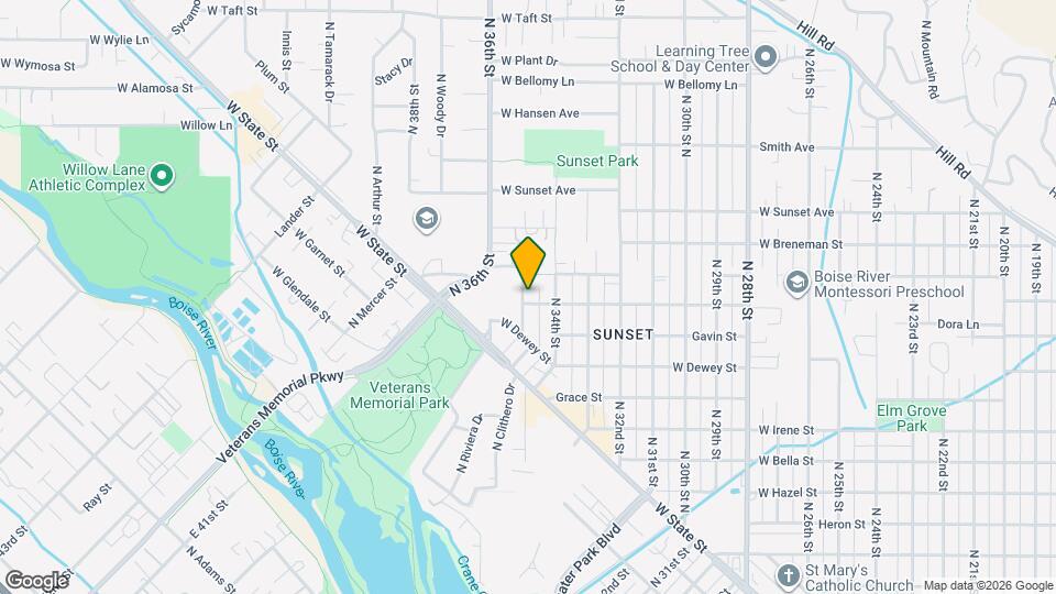 2202 N 35th St Map and Location Details