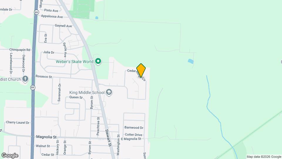 6854 Cedar Ridge Cir Map and Location Details