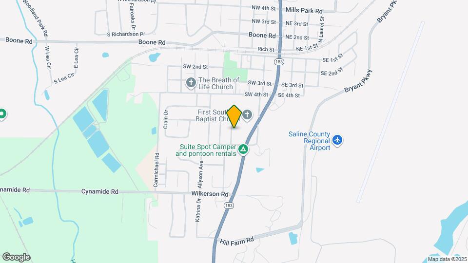 611 Martin Ln Map and Location Details