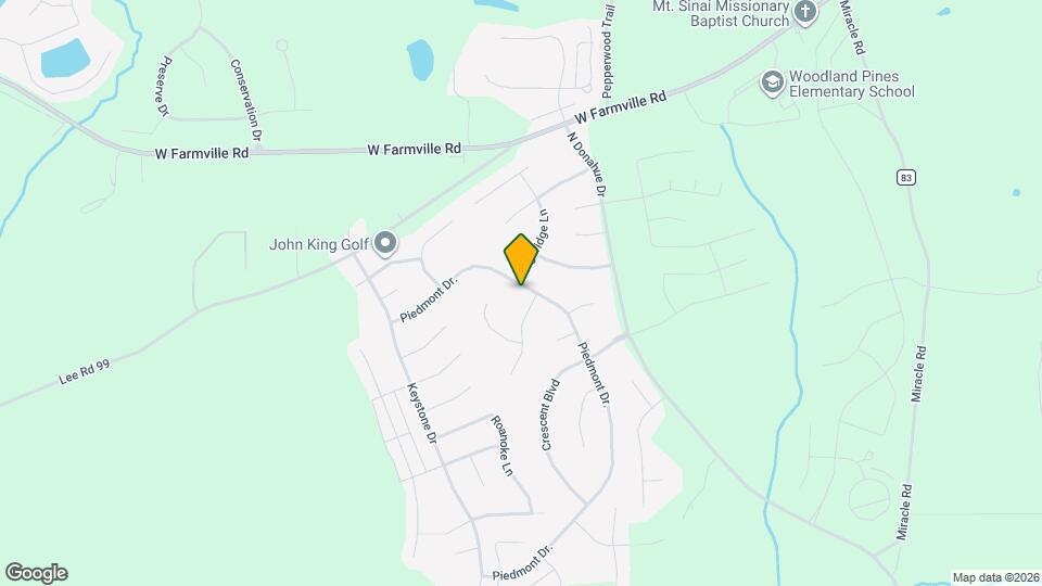 1711 Piedmont Dr. Map and Location Details