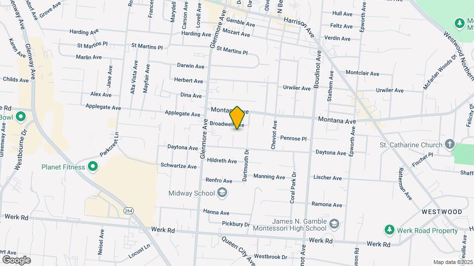 3326 McLelland Ave Map and Location Details