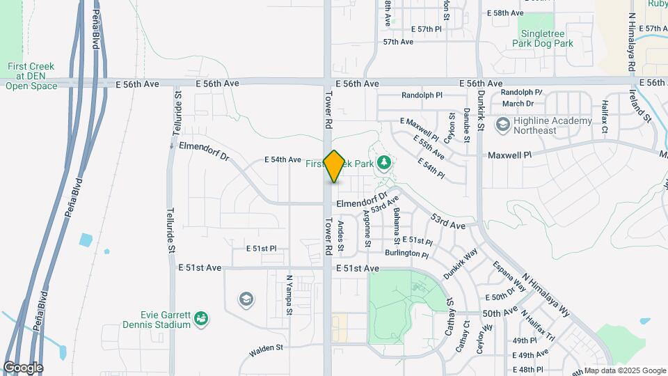 5383 N Andes St Map and Location Details