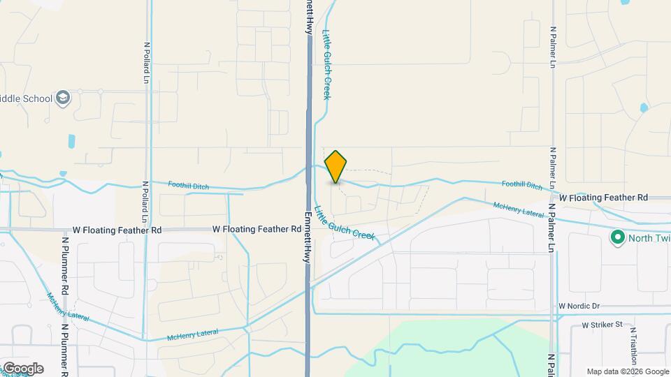 1832 N Big Star Ave Map and Location Details