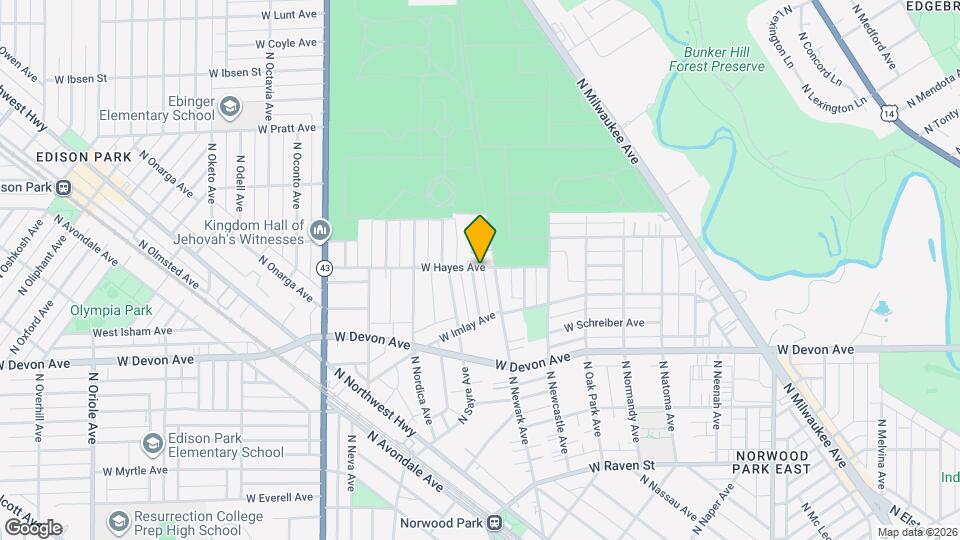 6491 N Newland Ave Map and Location Details
