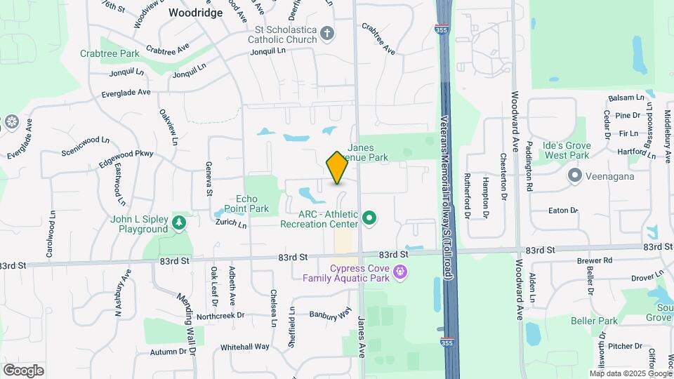 8108 Waterbury Ct, Unit 407 Map and Location Details