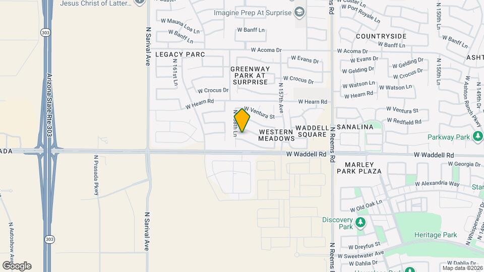 15854 W Boca Raton Rd Mapa y Detalles de la Ubicación