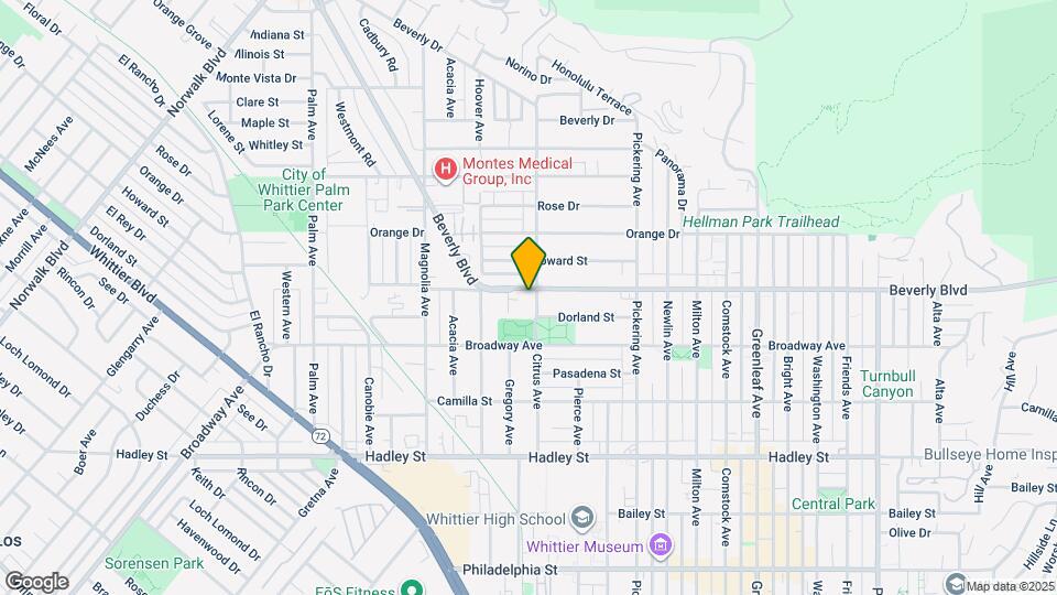 12224 Beverly Blvd Map and Location Details