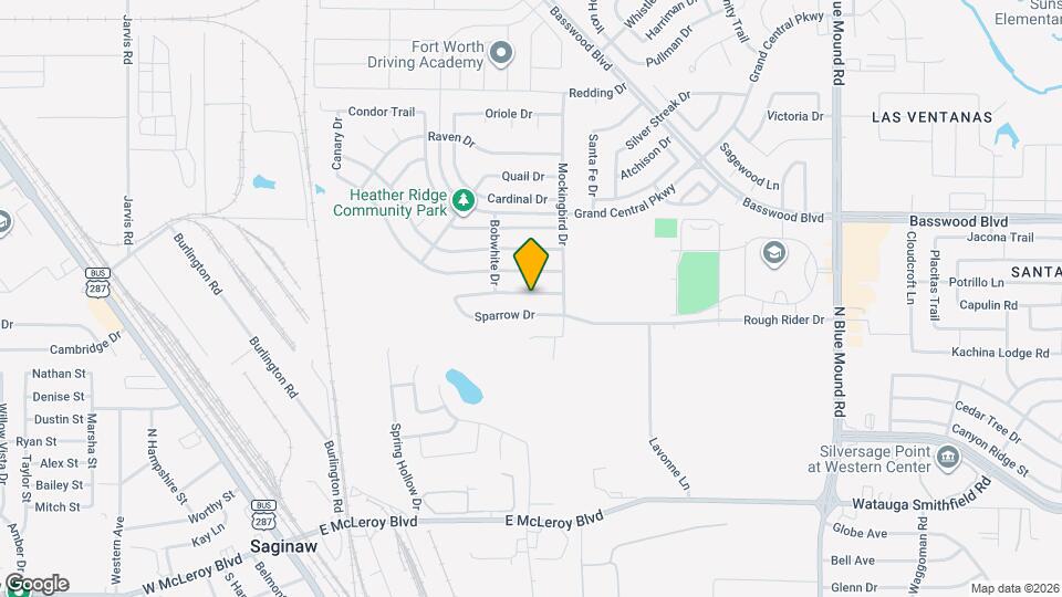 725 Redwing Dr Map and Location Details