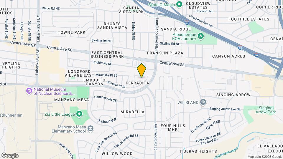 11619 Terracita Ln SE Mapa y Detalles de la Ubicación