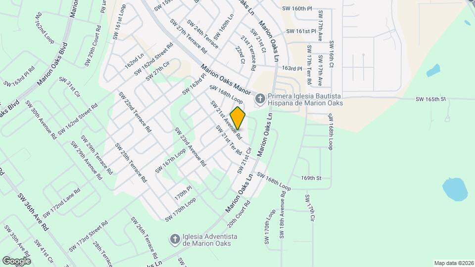 16671 SW 21st Avenue Rd Map and Location Details