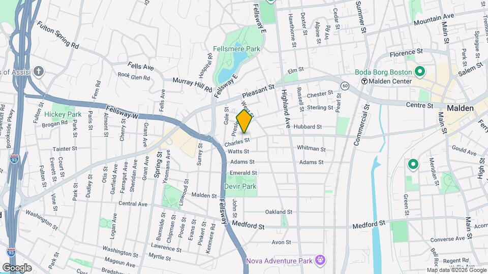 407 Charles St, Unit 3 Mapa y Detalles de la Ubicación