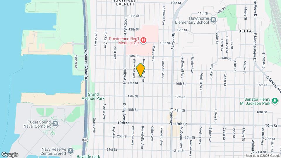 1524 Rockefeller Ave Map and Location Details