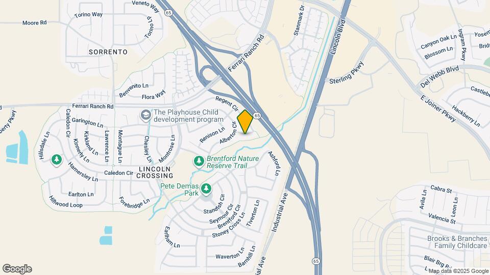 1261 Regent Cir Map and Location Details