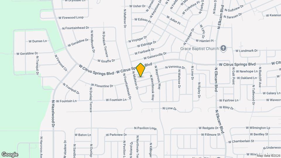 3331 W Gates Ln Map and Location Details