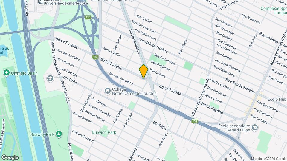 968 La Fayette Boul Map and Location Details