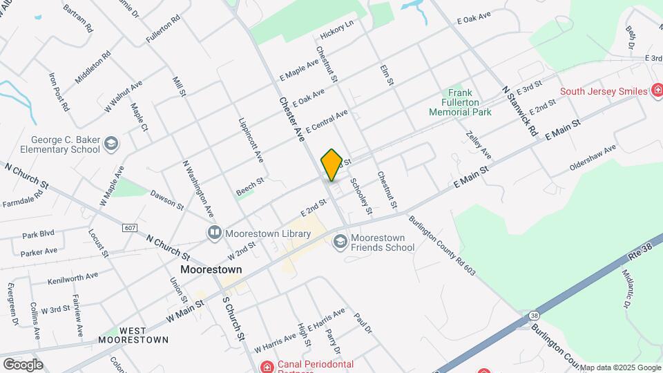 221 Chester Ave Map and Location Details